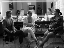 Girls with Yellow Hands