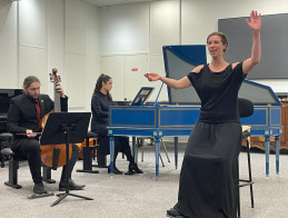 Atelier Baroque concert as part of Nicole ROUILLE's masterclass